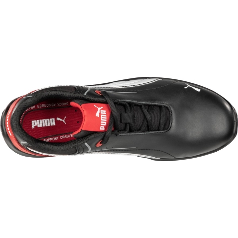 PUMA Touring Black Low 643410200000046 Lage veiligheidsschoenen ESD S3 Schoenmaat (EU): 46 Zwart, Rood 1 paar
