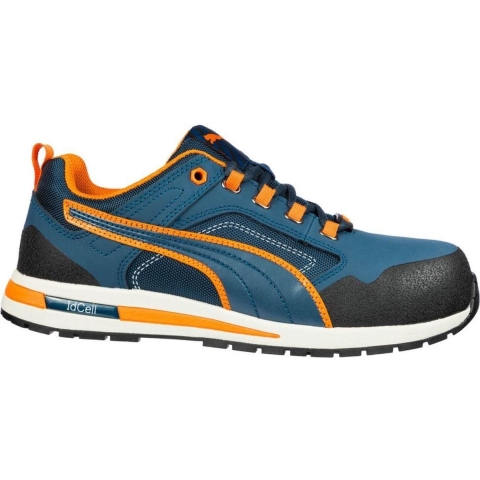 PUMA Crosstwist Low 643100-47 Veiligheidsschoenen S3 Schoenmaat (EU): 47 Blauw, Oranje 1 stuk(s)