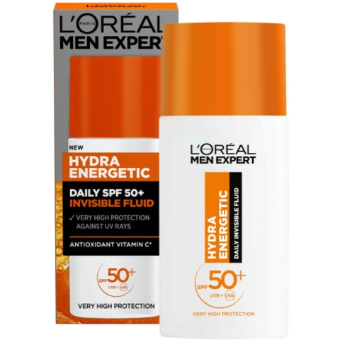 6x L'Oréal Men Expert Hydra Energetic Dagcrème SPF50+ 50 ml