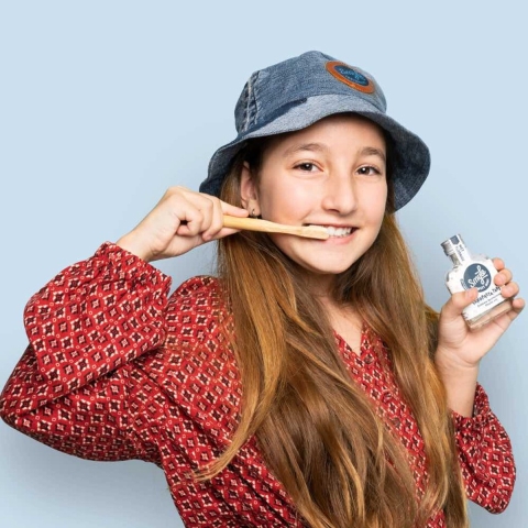 3x Smyle Tandpasta Tabs Kids Freshmint met Fluoride 65 stuks