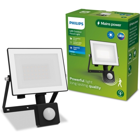 Philips LED Lois 929004642301 LED-buitenschijnwerper met bewegingsmelder 20 W Koudwit