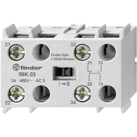 Finder 06K.06 Hulpschakelaar 2x NO, 2x NC 2 A Geschikt voor merk (relais): Finder 1 stuk(s)