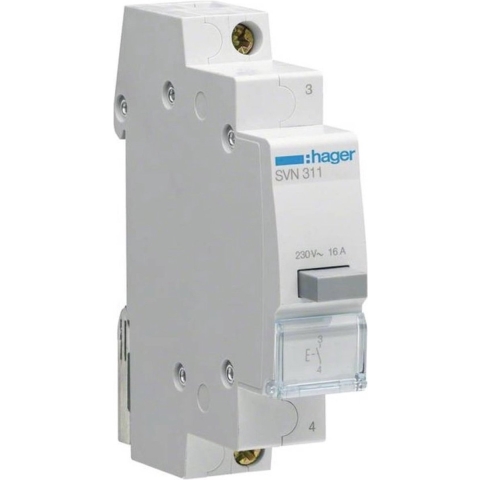 Hager SVN311 Toets 16 A 230 V