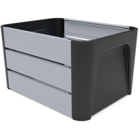 Fietskrat Klik 'n Krat Zwart/Grijs