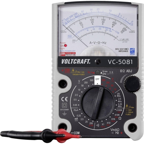 VOLTCRAFT VC-5081 Multimeter Analoog CAT III 500 V