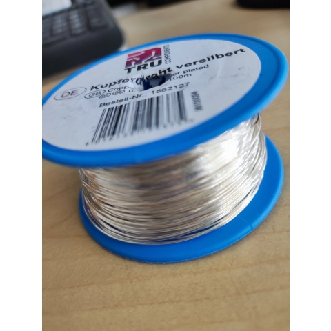 TRU COMPONENTS Koperdraad Buitendiameter (excl. isolatielak): 0.60 mm 100 m