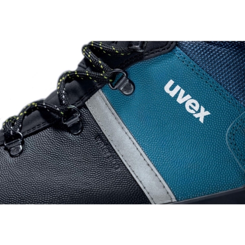 uvex 2 construction 6513241 Hoge veiligheidsschoenen S3 Schoenmaat (EU): 41 Zwart, Blauw 1 paar