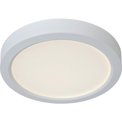 Lucide Tendo - plafondlamp/inbouwspot - Ø 22 x 3 cm - 18W LED incl. - wit
