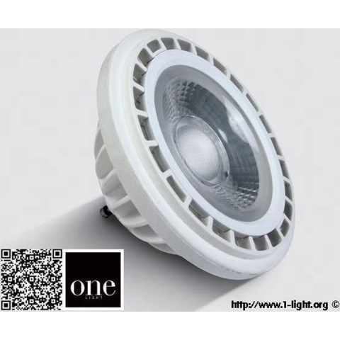 ONE Light R111 GU10 LED Dimmable - Ø 11,1 x 6,9 cm - GU10 - 15W dimbaar - wit - 3000K