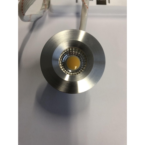 ONE Light - inbouwspot - Ø 42 mm, Ø 35 mm inbouwmaat - 1W/3W LED incl. - aluminium