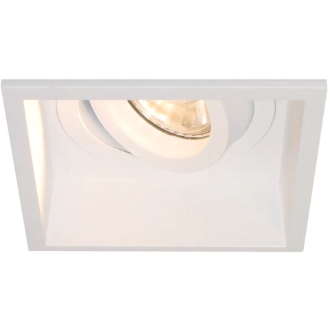Artdelight Rex - inbouwspot - 92 x 92 mm, 83 x 83 mm inbouwmaat - wit