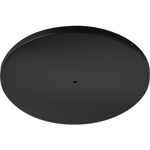 ETH - ronde plafondkap met kruisbeugel - Ø70 x 3 cm - mat zwart