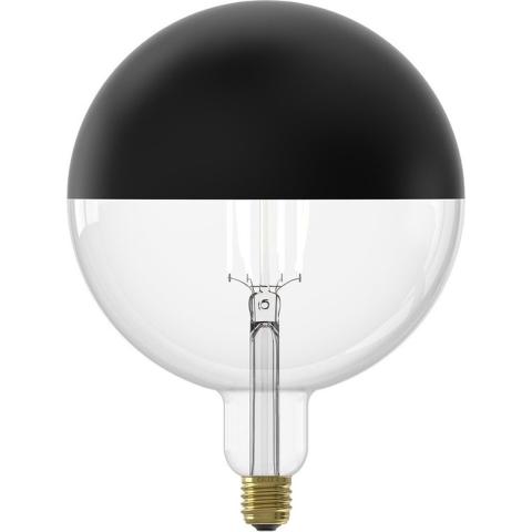 Calex Boden Top Mirror LED lamp - Ø 22 x 22,5 cm - E27 - 6W dimbaar - 1800K - zwart