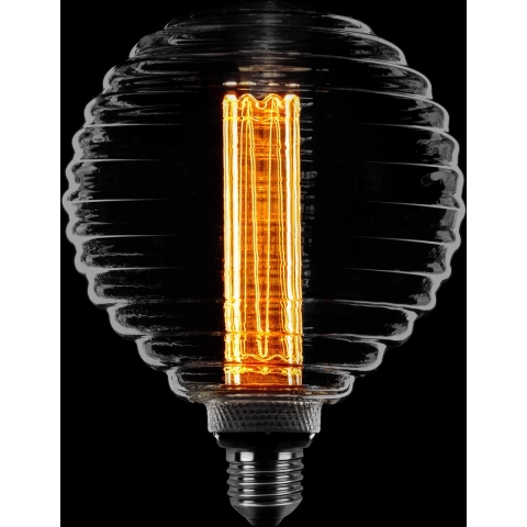 ETH Deco Filament LED kooldraad – E27 - 3 stappen dimbaar - 1W/2,5W/5W - 1800K – gerookt glas