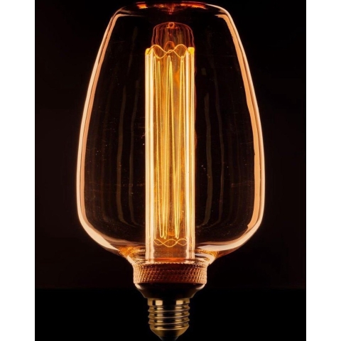 ETH Deco Filament LED 43F - E27 - 3 stappen dimbaar - 1W/2,5W/5W - 1800K - goud