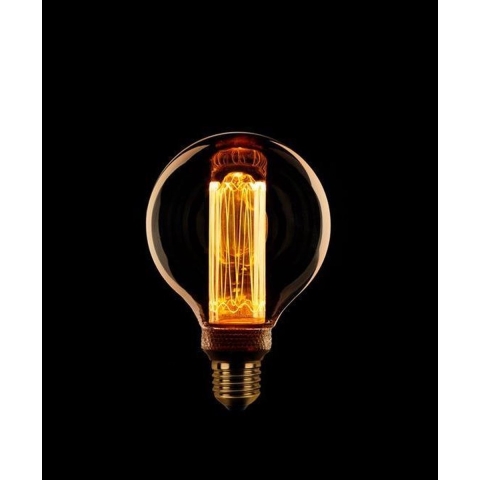 ETH Globe LED Filament - E27 - 3 stappen dimbaar - 5W - 1800K - goud