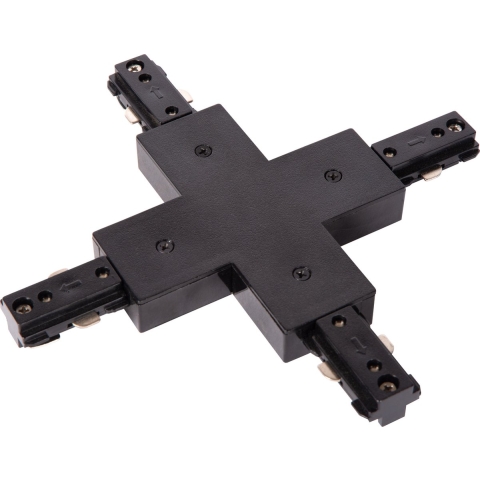 Lucide Track X-koppelstuk - 1-fase Railsysteem - 230V - Zwart