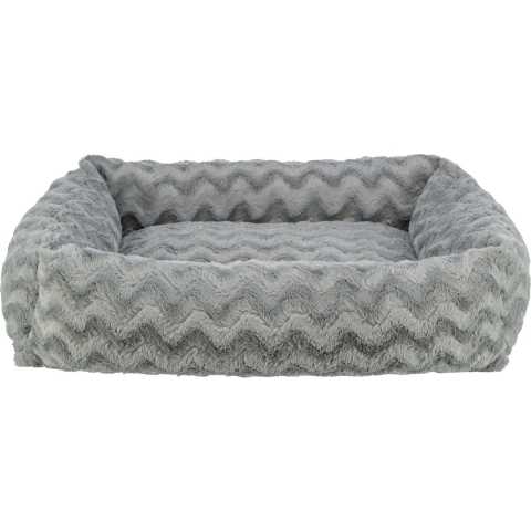 Trixie Be Eco - Vital Hondenmand Loki - Soft Edition - Orthopedisch - Gerecycled - Polyester - Grijs - 80X60 cm
