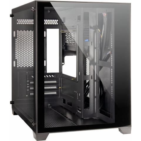 Inter-Tech C-501 Aspect Midi-tower Gaming-behuizing Zwart