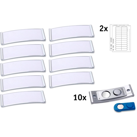 Avery-Zweckform POL20MA66-10DR Naamplaatje (b x h) 68 mm x 22 mm 10 stuk(s)