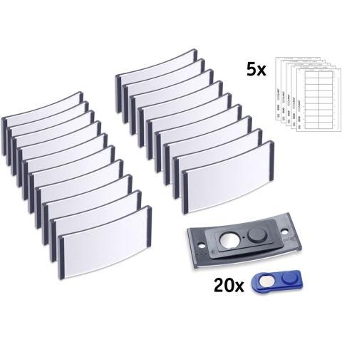 Avery-Zweckform POL30MA02-20DR Naamplaatje (b x h) 70 mm x 30 mm 20 stuk(s)