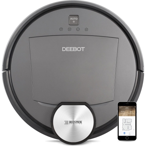 Ecovacs Deebot DR95MKII - Robotstofzuiger - SMART NAVI technologie - Grijs