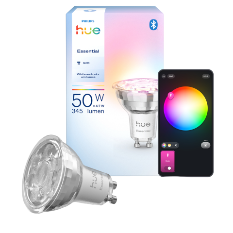 Philips Hue Essential Led Gu10 Spotlight Wit En Gekleurd Licht Slimme Ledlamp