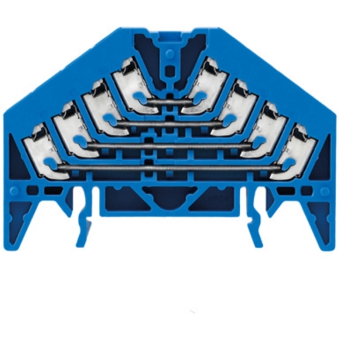 Weidmüller 1173930000 Rangeerverdeler 9.20 mm Push-In-klem Blauw 20 stuk(s)
