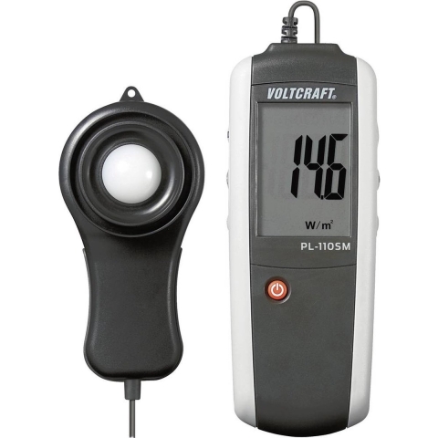 VOLTCRAFT PL-110SM PL-110SM Lichtmeter 0 - 1999 W/m²