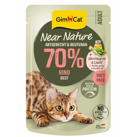 16x GimCat Kattenvoer Near Nature Rund 85 gr