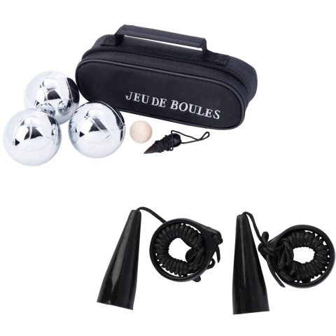 Jeu de Boules combiset - 3 delig speelset - 2x oppakmagneten -