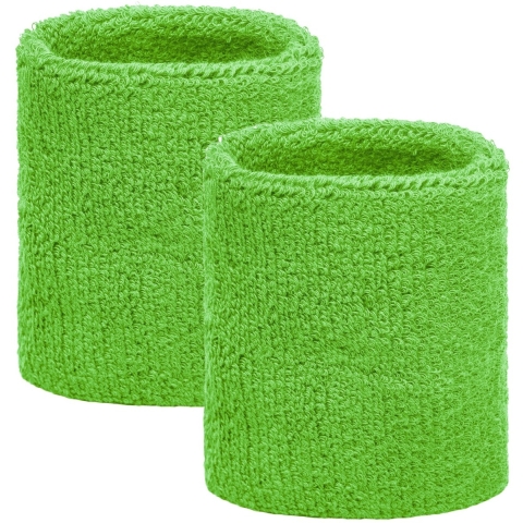 Myrtle Beach Zweetbandjes - 10x - gekleurd - voor de pols - teams maken - sporten -