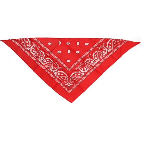 Carnaval verkleed boeren zakdoek - 10x - rood - 55 x 55 cm - themafeest - boerenlente feest -