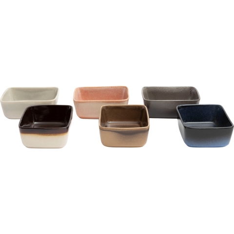 Studio Tavola Dipschaaltjes Earth 10 x 8 cm - 6 stuks