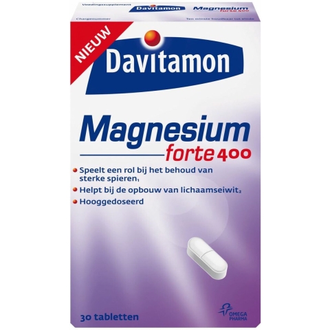 Gratis Verzending: 4x Davitamon Magnesium 400 mg 30 tabletten