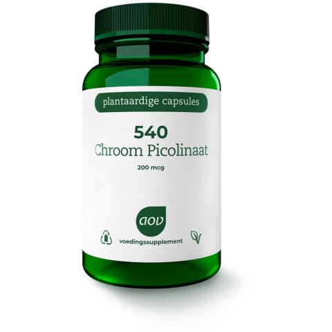 Gratis Verzending: 2x AOV 540 Chroom Picolinaat 60 vegacapsules