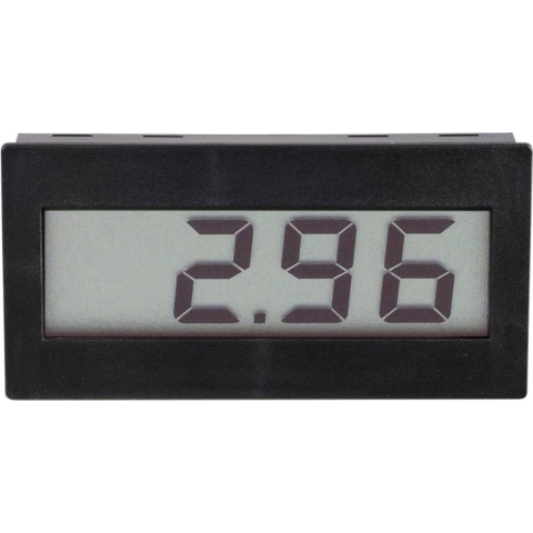 VOLTCRAFT DVM 310 Digitaal inbouwmeetapparaat ±199,9 mV (willekeurig uit te breiden door voorschakeling van weerstanden)