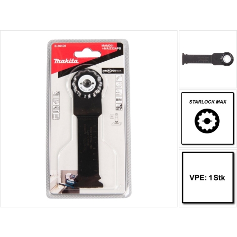 Makita B-66400 Bimetaal Invalzaagblad 32 mm 1 stuk(s)