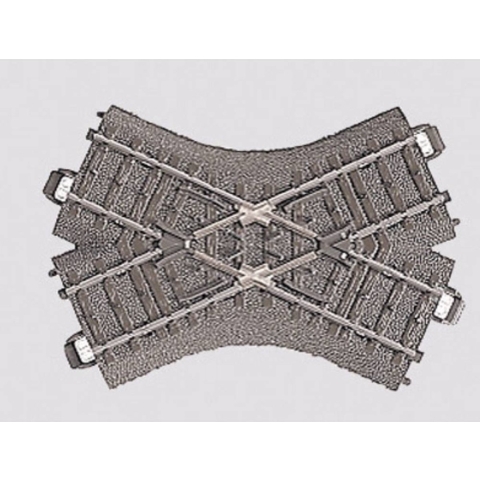 H0 Märklin C-rails (met ballastbed) 24649 Kruising 103.3 mm 1 stuk(s)