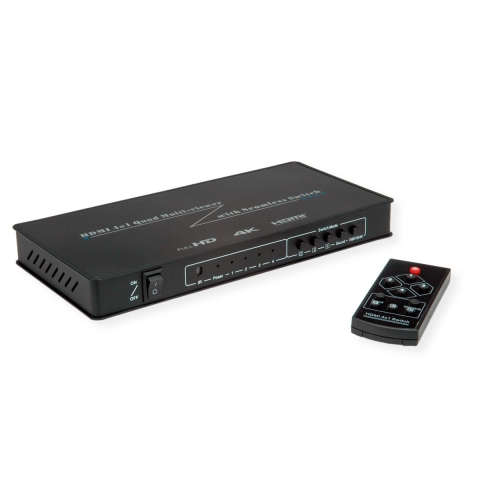 Roline 3596-01-14 HDMI-switch Zwart