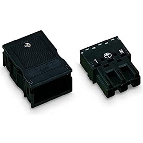 WAGO 770-113 Netstekker WINSTA MIDI Stekker, recht Totaal aantal polen: 3 25 A Zwart 25 stuk(s)