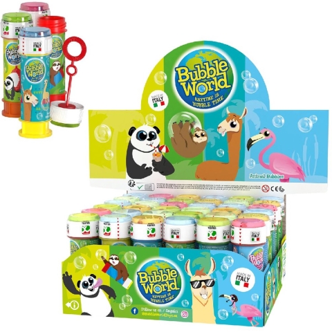 Bubble World Bellenblaas Dieren 60 ml 36 Stuks
