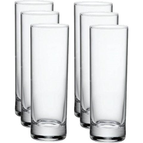 Bormioli Rocco Longdrink glazen Gina - 24x stuks - 287 ml - water/sap/frisdrank -