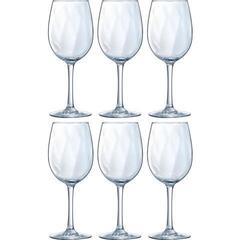 18x Stuks wijnglazen Dolce Vina voor rode wijn 360 ml -