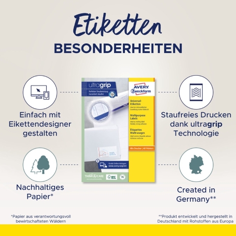 Avery-Zweckform 6136 Universele etiketten 1 stuk(s)