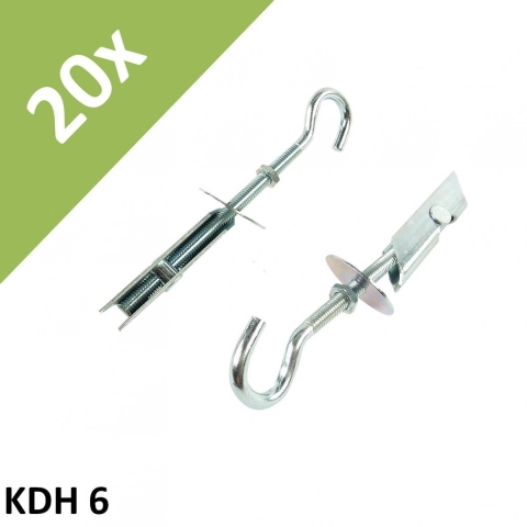 Fischer KDH 6 Tuimelplug 130 mm 16 mm 080186 20 stuk(s)
