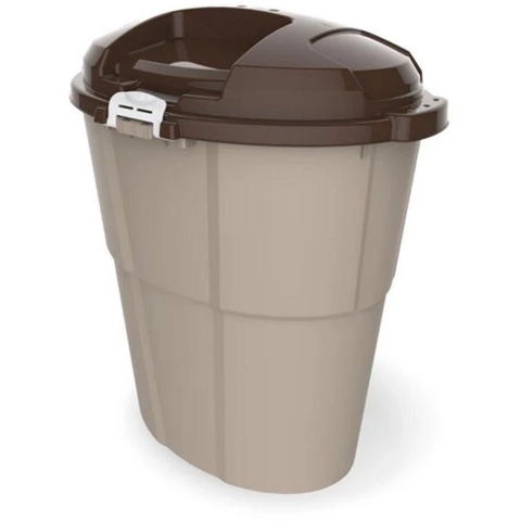 Bama Pet Dado Voedselcontainer 60L Beige/Taupe