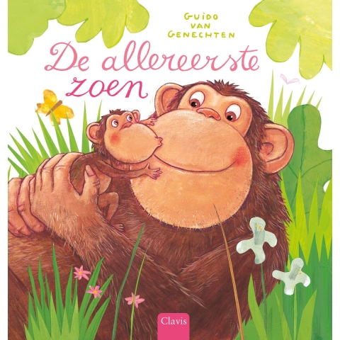 De allereerste zoen (Kartonboek)