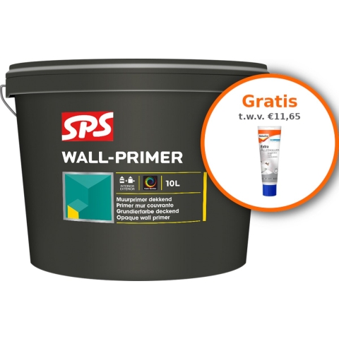 SPS Wall-Primer Voorstrijk - Op Kleur Gemengd - 10L