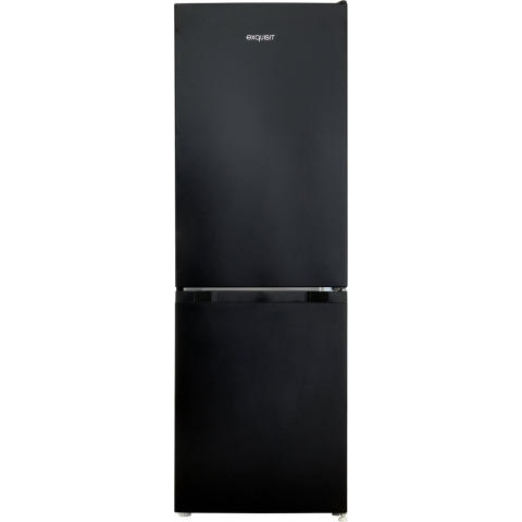 Exquisit KGC231-60-E-050CB - Koel-vriescombinatie - 157 Liter - C Label - Zwart - 5 Jaar Garantie
